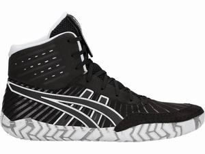 Asics Aggressor 4 Worstelschoenen Heren Zwart Bruin | 684-MKAONB