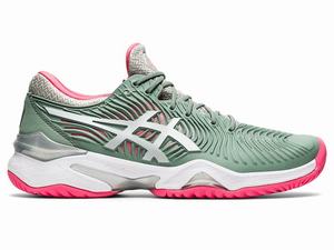 Asics COURT FF 2 Tennisschoenen Dames Wit Grijs | 468-VAIUDJ