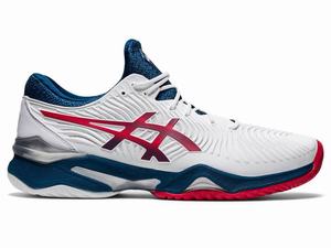 Asics COURT FF 2 Tennisschoenen Heren Wit Blauw | 483-BDWGKA