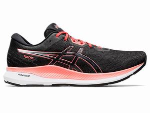 Asics EvoRide TOKYO Hardloopschoenen Heren Zwart Oranje | 738-RNTVFS