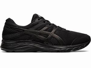 Asics GEL-CONTEND 6 Hardloopschoenen Heren Zwart | 395-NUBAWH