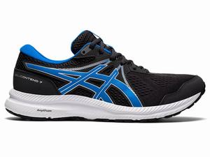 Asics GEL-CONTEND 7 Hardloopschoenen Heren Grijs Blauw | 487-PGJRLA