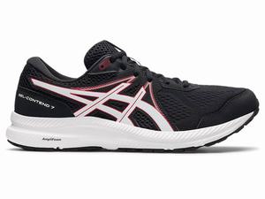 Asics GEL-CONTEND 7 Hardloopschoenen Heren Zwart Rood | 547-DNZAPM
