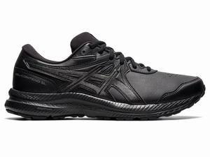 Asics GEL-CONTEND WALKER Hardloopschoenen Heren Zwart | 935-NQHITB