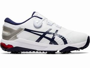 Asics GEL-COURSE DUO Boa Golfschoenen Heren Donkerblauw Wit | 109-LCWAYQ