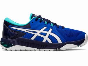 Asics GEL-COURSE GLIDE Golfschoenen Heren Wit Blauw | 837-LOCUGI