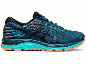 Asics GEL-CUMULUS 21 G-TX Hardloopschoenen Dames Blauw | 904-NRFTQO