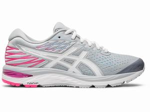 Asics GEL-CUMULUS 21 Hardloopschoenen Dames Grijs Wit | 012-TEBXIN