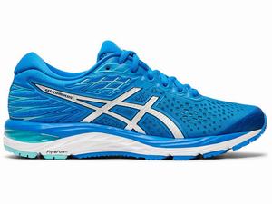 Asics GEL-CUMULUS 21 Hardloopschoenen Dames Blauw Zilver | 798-FTIESX