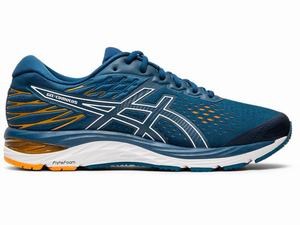 Asics GEL-CUMULUS 21 Hardloopschoenen Heren Wit Blauw | 594-XHLRNY