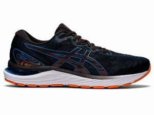 Asics GEL-CUMULUS 23 (2E) Hardloopschoenen Heren Zwart Blauw | 217-NLCHSB