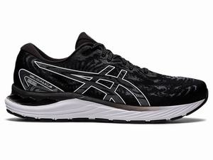 Asics GEL-CUMULUS 23 (4E) Hardloopschoenen Heren Zwart Wit | 657-JITYGA