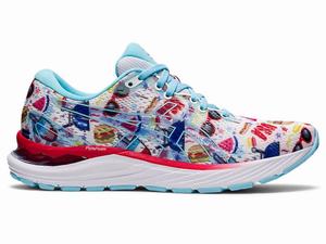 Asics GEL-CUMULUS 23 Hardloopschoenen Dames Wit Blauw | 057-NDKXGM