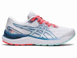 Asics GEL-CUMULUS 23 Hardloopschoenen Dames Wit Grijs | 082-LXEDKO