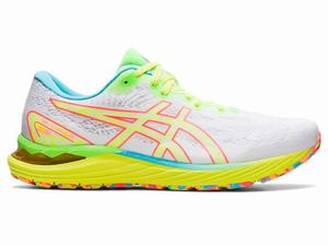Asics GEL-CUMULUS 23 Hardloopschoenen Heren Wit Geel | 782-UVCOFX