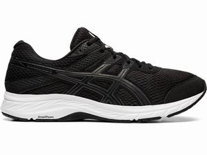 Asics GEL-Contend 6 (4E) Hardloopschoenen Heren Zwart Grijs | 517-GYBDCH