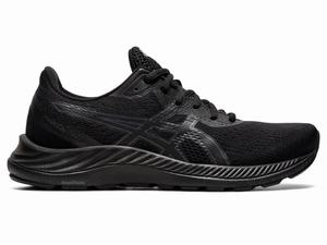 Asics GEL-EXCITE 8 Hardloopschoenen Dames Zwart Grijs | 843-OSGENV