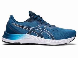 Asics GEL-EXCITE 8 Hardloopschoenen Heren Wit Blauw | 327-XBJYUW