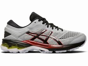 Asics GEL-KAYANO 26 Hardloopschoenen Heren Grijs Zwart | 254-JKIZXB