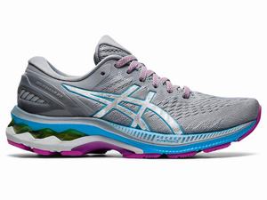 Asics GEL-KAYANO 27 Hardloopschoenen Dames Lichtturquoise Zilver | 309-ZCXBWL