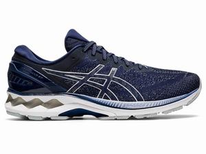 Asics GEL-KAYANO 27 Hardloopschoenen Heren Donkerblauw Grijs | 870-DMSBKE