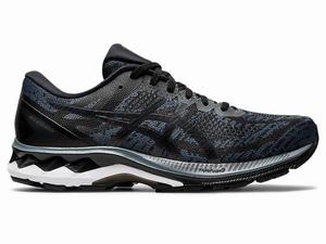 Asics GEL-KAYANO 27 MK Hardloopschoenen Heren Zwart Grijs | 632-GOWEBX