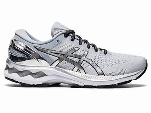Asics GEL-KAYANO 27 PLATINUM Hardloopschoenen Dames Grijs Zilver | 258-YZGCBH