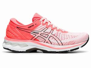 Asics GEL-KAYANO 27 TOKYO Hardloopschoenen Dames Wit Oranje Rood | 012-SMHBGN