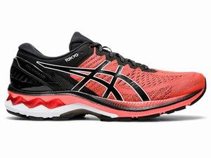 Asics GEL-KAYANO 27 TOKYO Hardloopschoenen Heren Oranje Zwart | 768-DCPSUQ