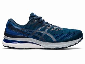 Asics GEL-KAYANO 28 (2E) Hardloopschoenen Heren Blauw | 392-RHUZIK