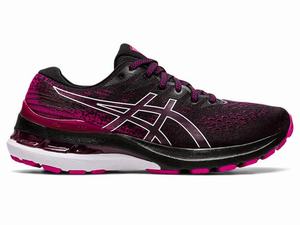 Asics GEL-KAYANO 28 Hardloopschoenen Dames Zwart Roze | 435-GAKDME