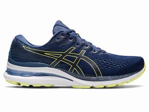 Asics GEL-KAYANO 28 Hardloopschoenen Heren Blauw Geel | 159-KYRIBN