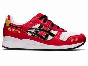 Asics GEL-LYTE III OG Sneakers Heren Zwart Rood | 502-QNIKCH