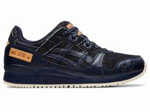 Asics GEL-LYTE III Sneakers Heren Zwart Diepblauw | 281-LNYXAI