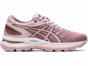 Asics GEL-NIMBUS 22 Hardloopschoenen Dames Roze Goud | 201-EHWJNX