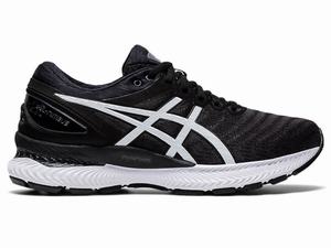 Asics GEL-NIMBUS 22 Hardloopschoenen Dames Zwart Wit | 524-CYEFOT