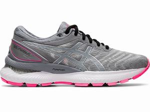 Asics GEL-NIMBUS 22 LITE-SHOW Hardloopschoenen Dames Grijs | 320-LKBPTI