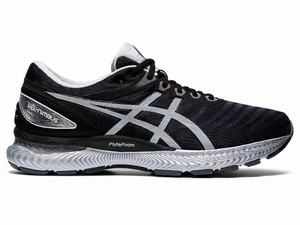 Asics GEL-NIMBUS 22 WM Hardloopschoenen Heren Zwart Zilver | 392-ZERWBT
