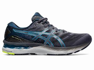 Asics GEL-NIMBUS 23 (4E) Hardloopschoenen Heren Grijs Zwart | 104-NFZEMY