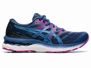 Asics GEL-NIMBUS 23 Hardloopschoenen Dames Donkergrijs Zwart | 879-ULGTFC