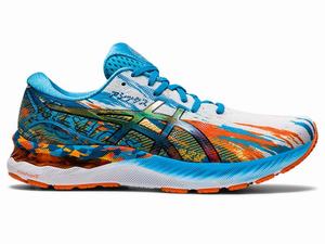 Asics GEL-NIMBUS 23 Hardloopschoenen Heren Goud Blauw Oranje | 049-XCWHJR