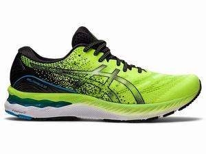 Asics GEL-NIMBUS 23 Hardloopschoenen Heren Zwart Groen | 375-PMIQBH
