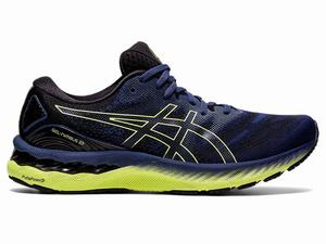 Asics GEL-NIMBUS 23 Hardloopschoenen Heren Blauw Geel | 427-BETNOV