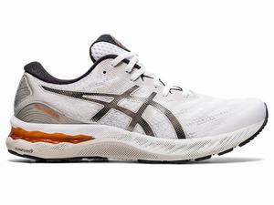 Asics GEL-NIMBUS 23 Hardloopschoenen Heren Wit Grijs | 571-BUSKYR