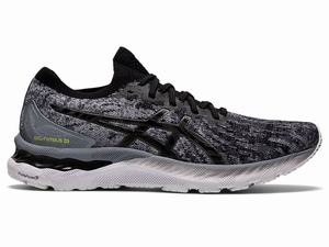 Asics GEL-NIMBUS 23 KNIT Hardloopschoenen Heren Grijs | 750-TMOISF