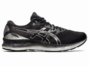 Asics GEL-NIMBUS 23 PLATINUM Hardloopschoenen Heren Zwart Zilver | 784-BTXUGZ