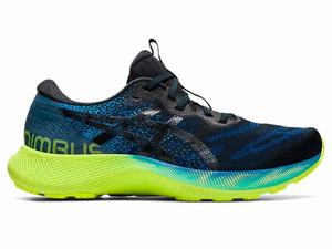 Asics GEL-NIMBUS LITE 2 Hardloopschoenen Heren Zwart Blauw | 703-DUQZCV