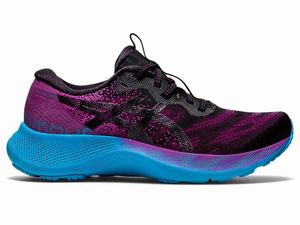 Asics GEL-NIMBUS LITE 2 Hardloopschoenen Dames Zwart Paars | 748-AMXQON