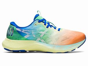 Asics GEL-NIMBUS LITE 2 LAM Hardloopschoenen Heren Wit Geel | 906-ETJXHM