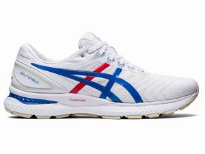 Asics GEL-Nimbus 22 Retro Tokyo Hardloopschoenen Heren Wit Blauw | 580-SBZWUP